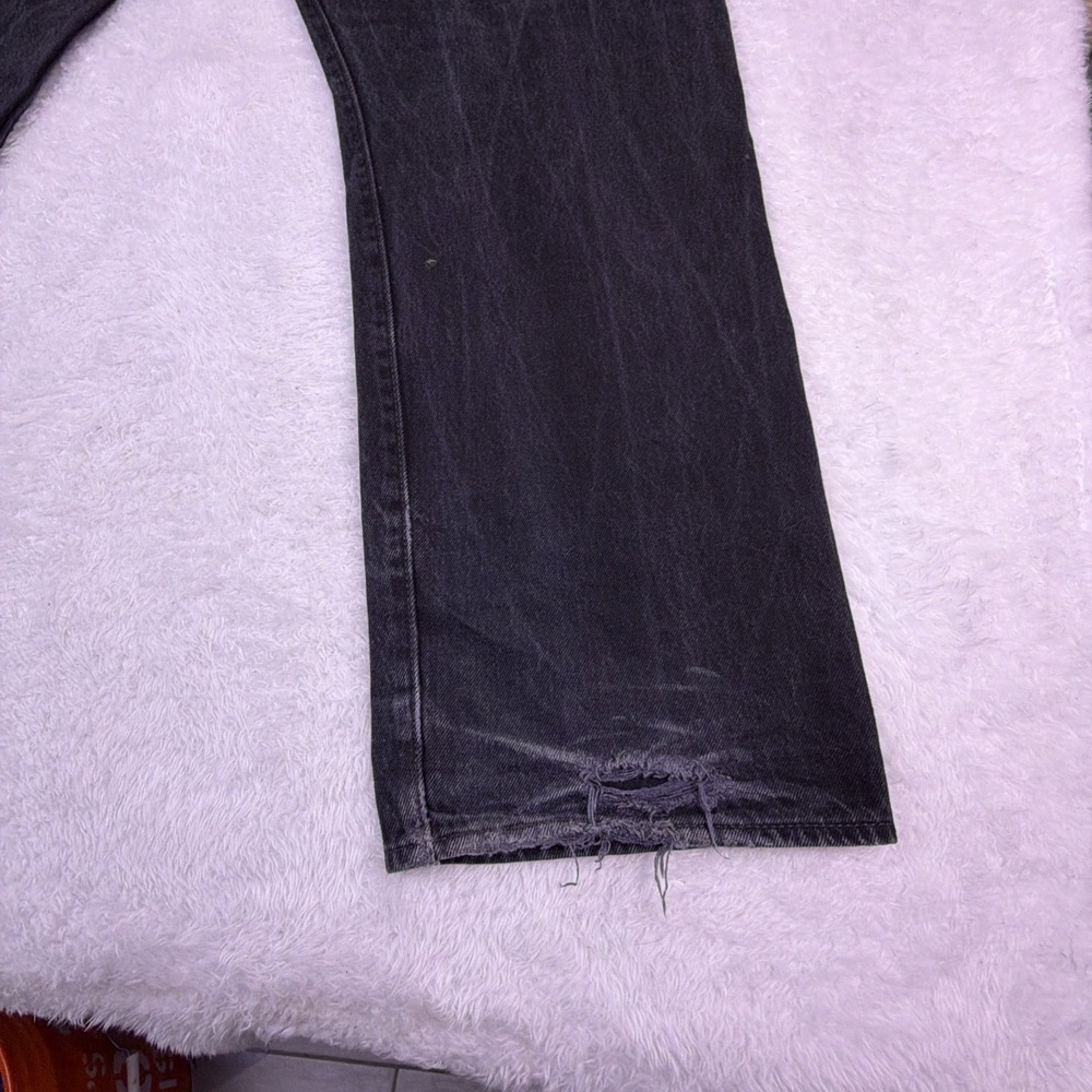 VTG Levi's 501 Button Fly Jeans Men's 44x30 (tag: 44x32) Straight Leg Distressed - Picture 3 of 8
